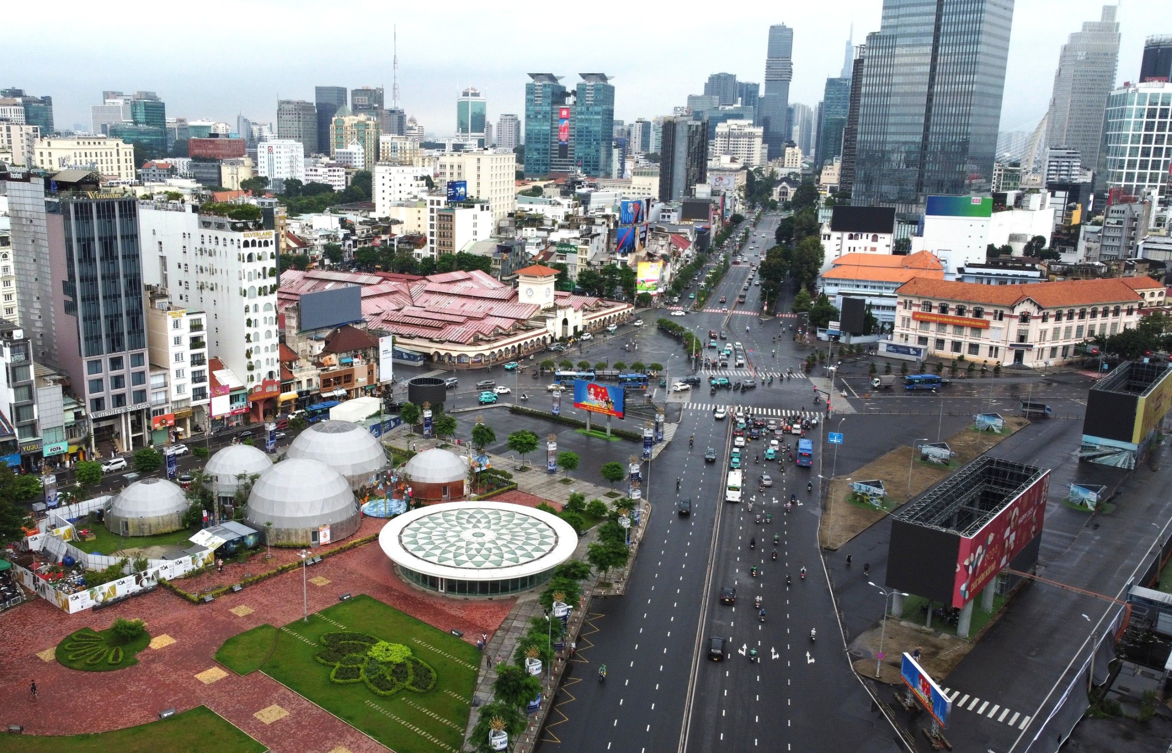 胡志明市计划让Vingroup投资12.5公顷地下空间的滨城中心现状如何?